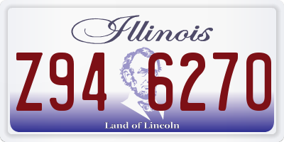 IL license plate Z946270