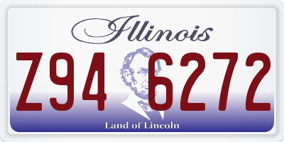 IL license plate Z946272