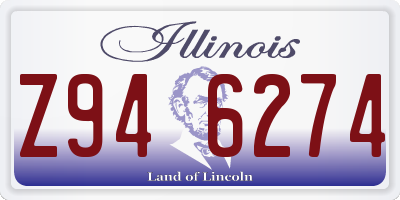 IL license plate Z946274