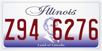 IL license plate Z946276