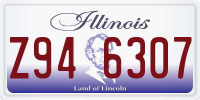 IL license plate Z946307