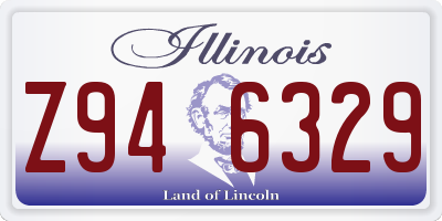 IL license plate Z946329