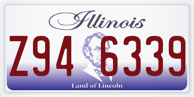 IL license plate Z946339