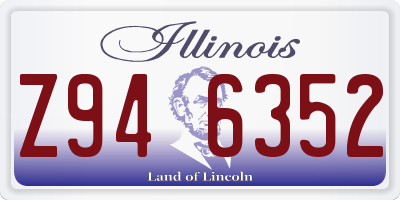 IL license plate Z946352