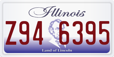 IL license plate Z946395