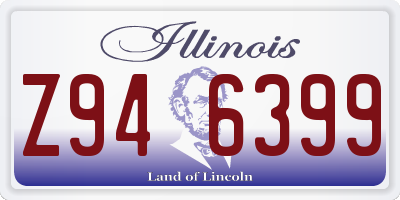 IL license plate Z946399