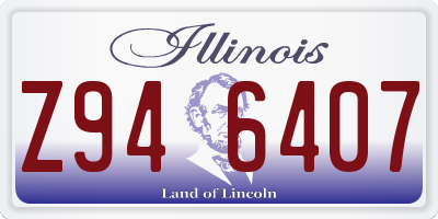IL license plate Z946407