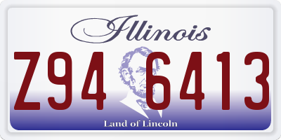 IL license plate Z946413