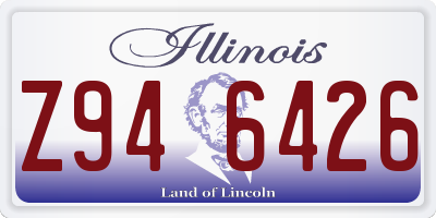 IL license plate Z946426