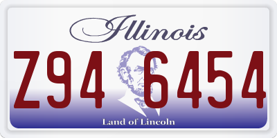 IL license plate Z946454