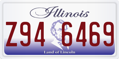 IL license plate Z946469
