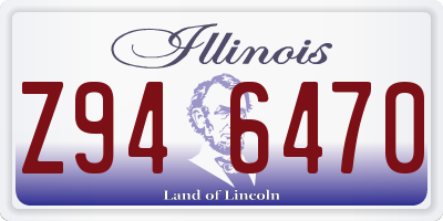 IL license plate Z946470