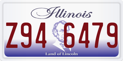 IL license plate Z946479