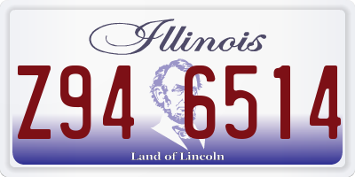 IL license plate Z946514