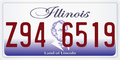 IL license plate Z946519