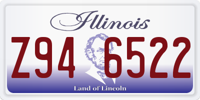 IL license plate Z946522