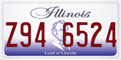 IL license plate Z946524