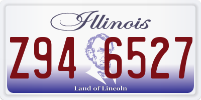 IL license plate Z946527
