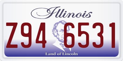 IL license plate Z946531
