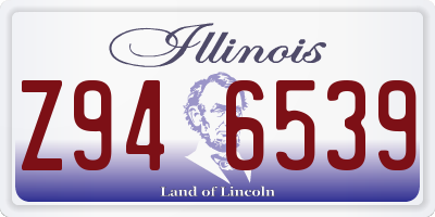 IL license plate Z946539