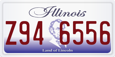 IL license plate Z946556