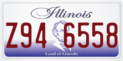 IL license plate Z946558
