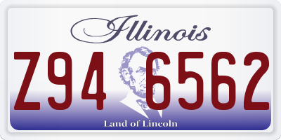IL license plate Z946562