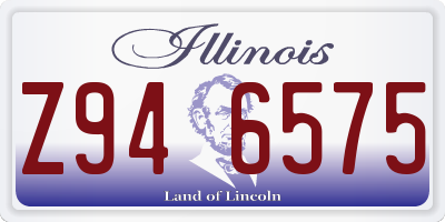 IL license plate Z946575