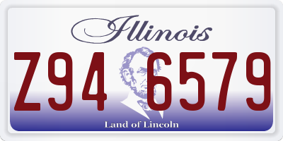 IL license plate Z946579