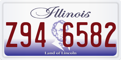 IL license plate Z946582