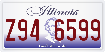 IL license plate Z946599