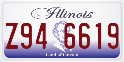 IL license plate Z946619