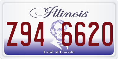 IL license plate Z946620