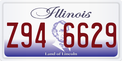 IL license plate Z946629