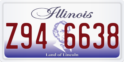 IL license plate Z946638