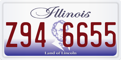 IL license plate Z946655