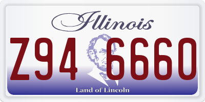 IL license plate Z946660