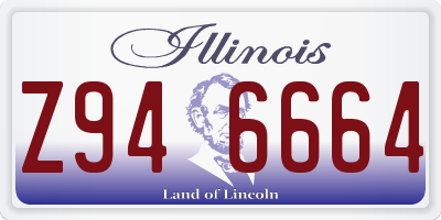 IL license plate Z946664