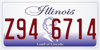 IL license plate Z946714