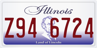 IL license plate Z946724