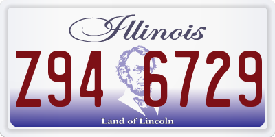 IL license plate Z946729