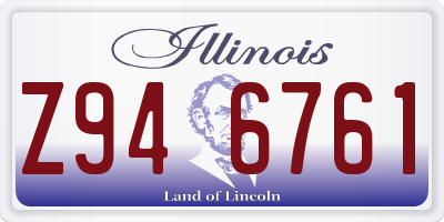 IL license plate Z946761