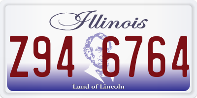 IL license plate Z946764