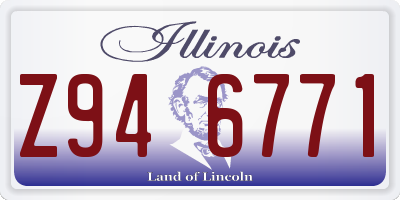 IL license plate Z946771