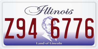 IL license plate Z946776