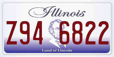 IL license plate Z946822