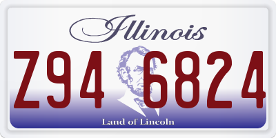 IL license plate Z946824