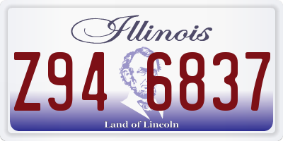 IL license plate Z946837