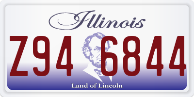 IL license plate Z946844