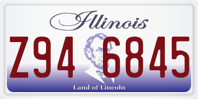 IL license plate Z946845